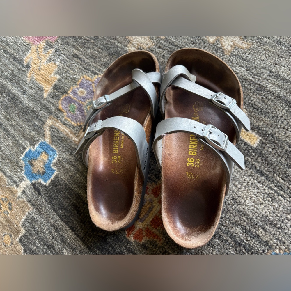 Birkenstock Women's Metallic Sandals size 36